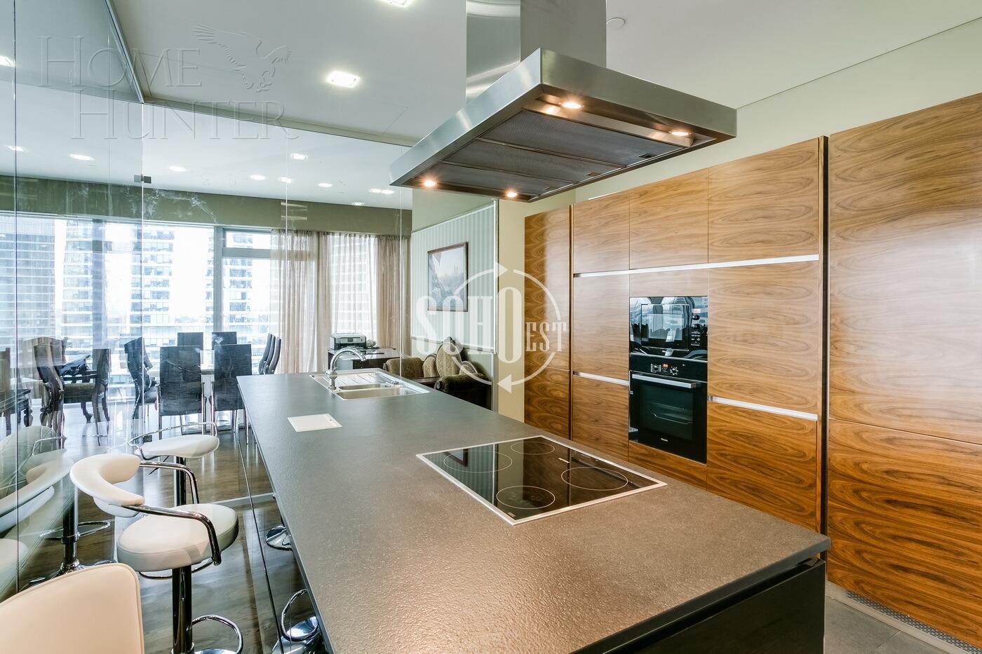 3-КОМН. АПАРТАМЕНТЫ С ОТДЕЛКОЙ 219 М² НА 23 ЭТАЖЕ