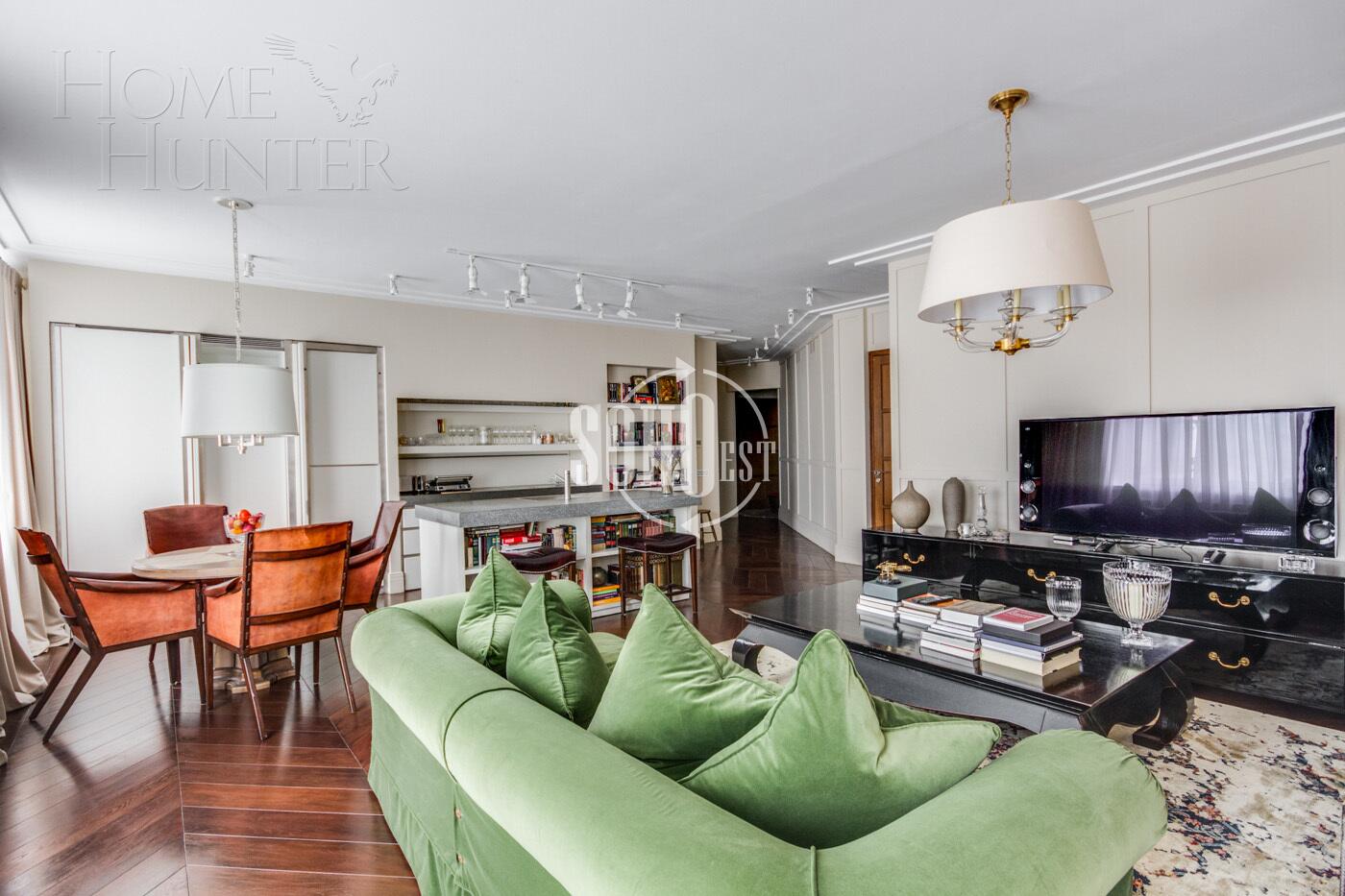 2-УРОВНЕВЫЙ ПЕНТХАУС С ОТДЕЛКОЙ 215.5 М² НА 6 ЭТАЖЕ