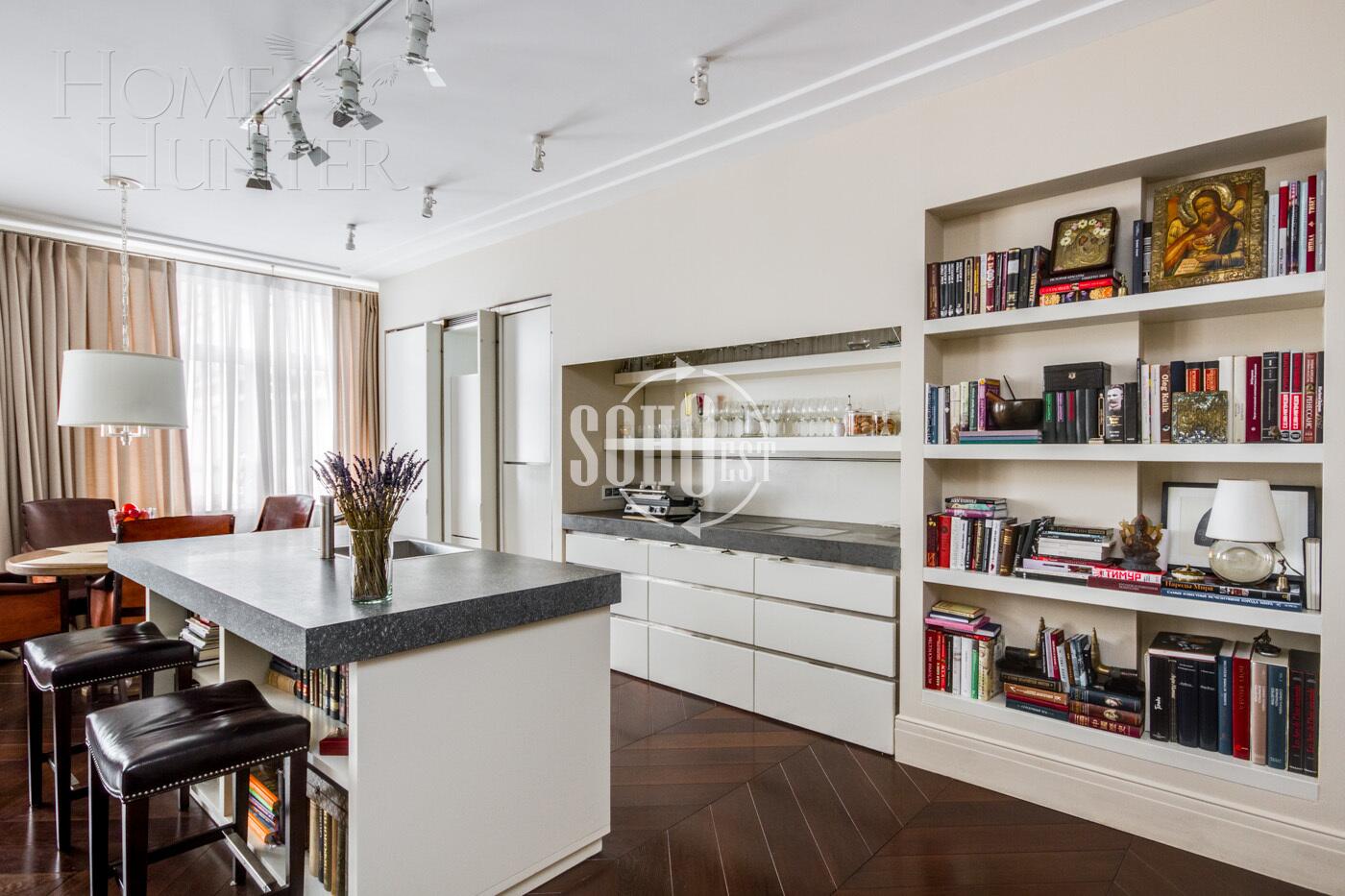 2-УРОВНЕВЫЙ ПЕНТХАУС С ОТДЕЛКОЙ 215.5 М² НА 6 ЭТАЖЕ