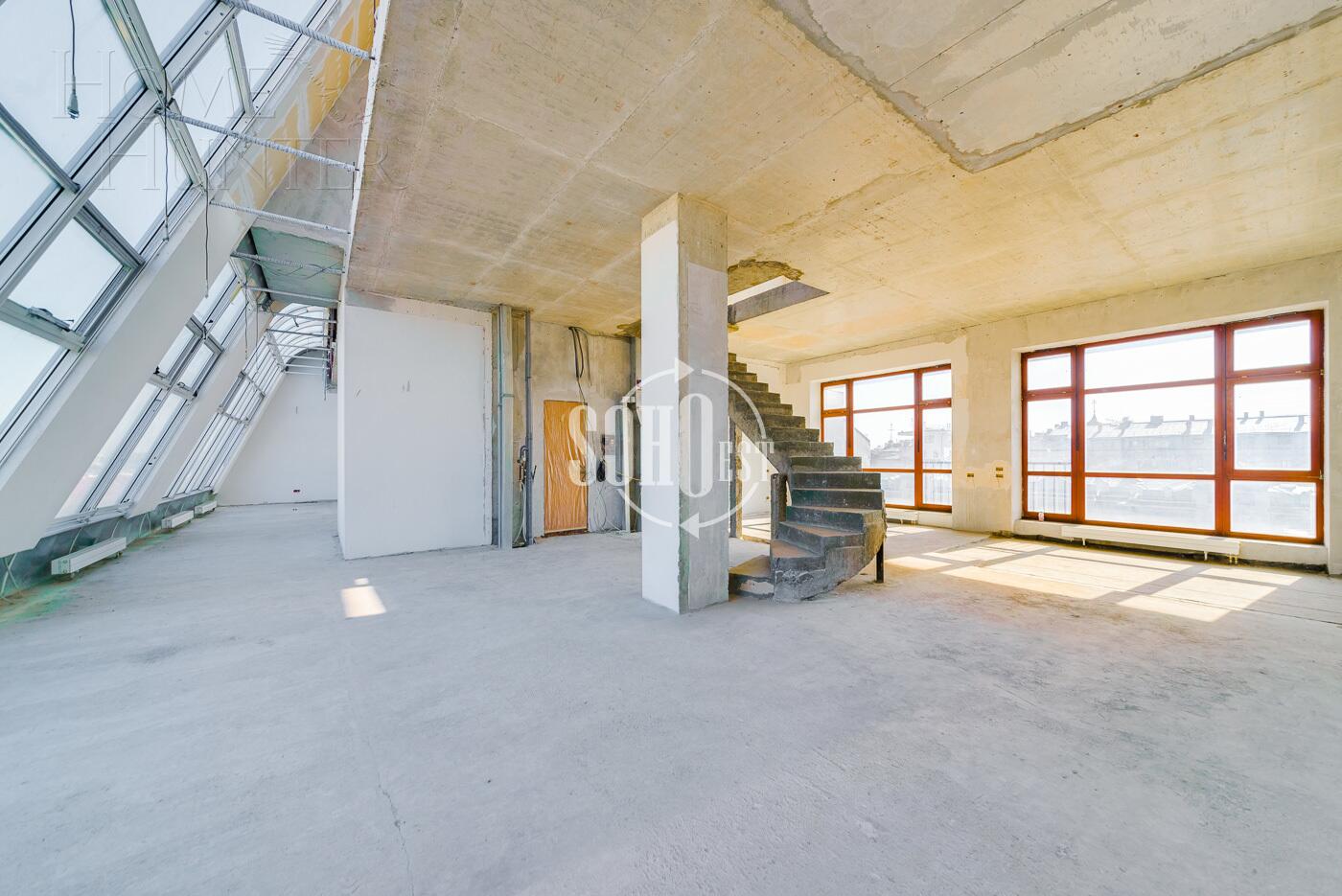 2-УРОВНЕВЫЙ ПЕНТХАУС БЕЗ ОТДЕЛКИ 340 М² НА 5 ЭТАЖЕ