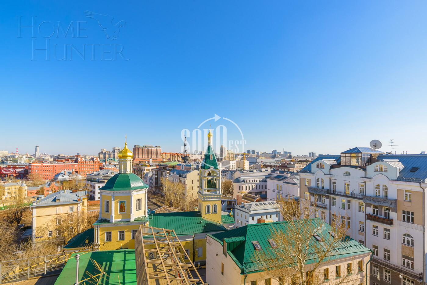 2-УРОВНЕВЫЙ ПЕНТХАУС БЕЗ ОТДЕЛКИ 340 М² НА 5 ЭТАЖЕ