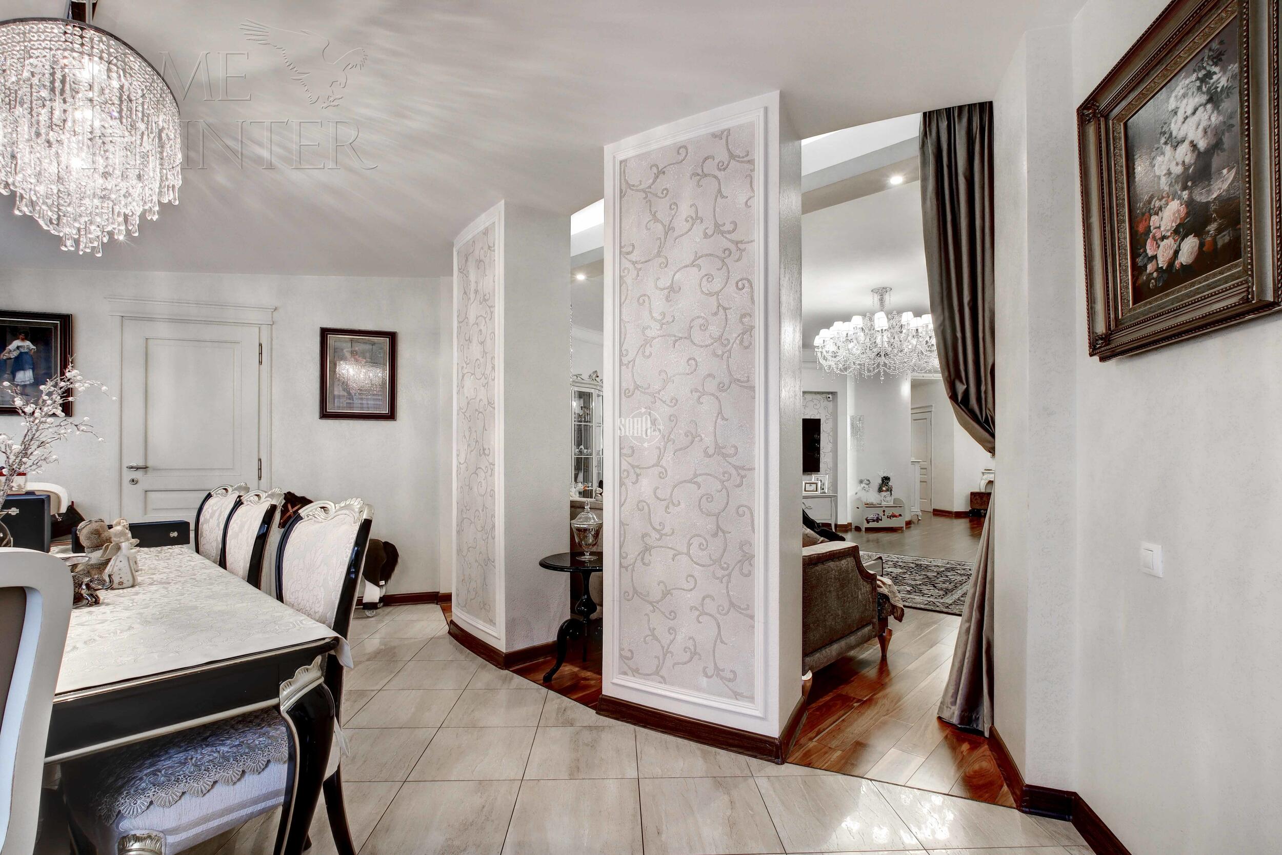 3-КОМН. КВАРТИРА С ОТДЕЛКОЙ 200 М² НА 4 ЭТАЖЕ