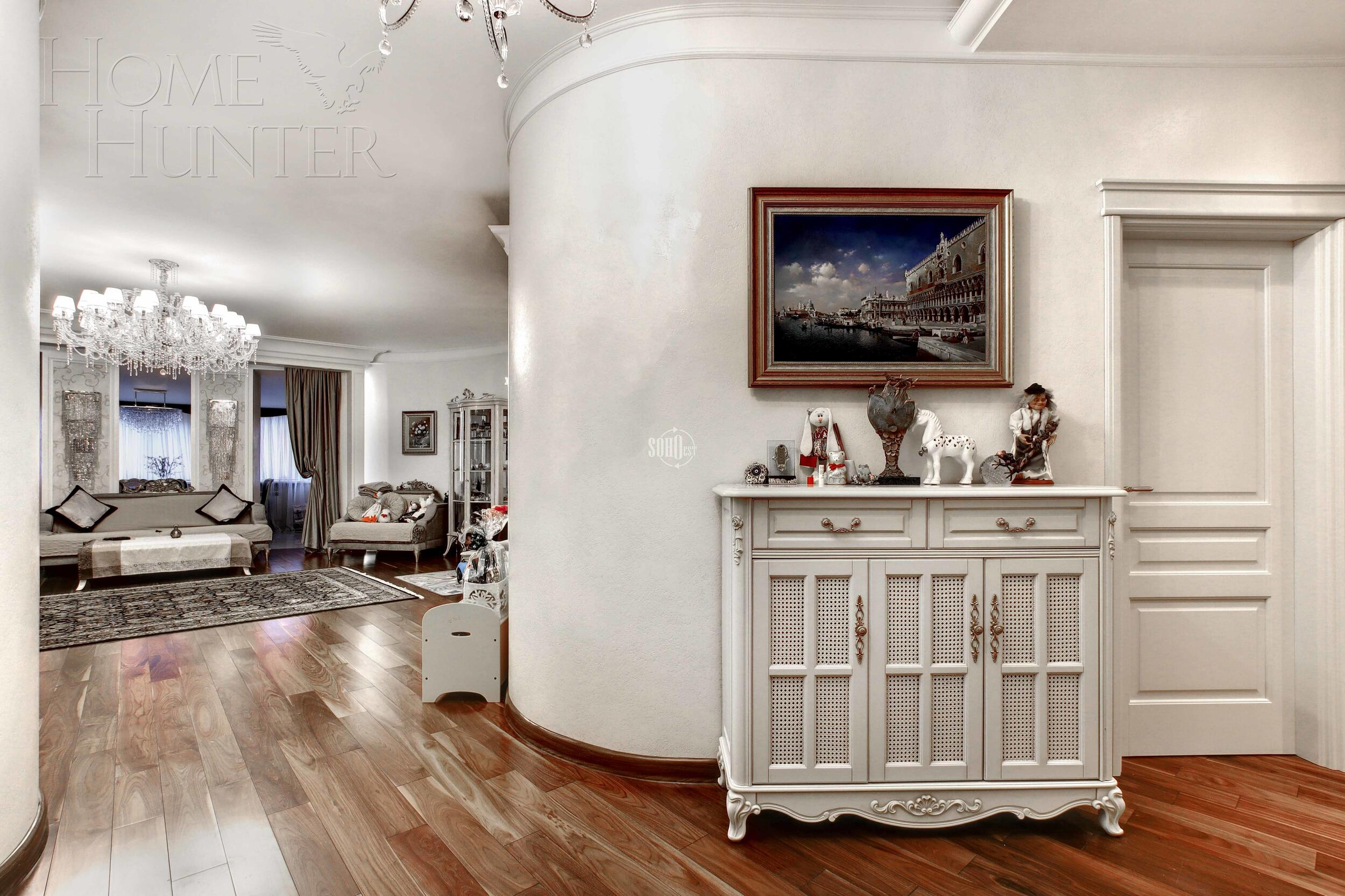 3-КОМН. КВАРТИРА С ОТДЕЛКОЙ 200 М² НА 4 ЭТАЖЕ