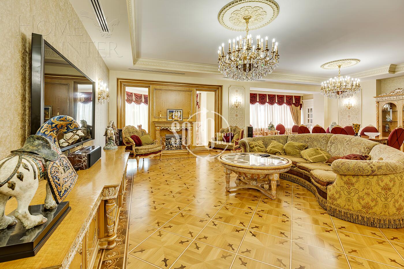 5-КОМН. КВАРТИРА С ОТДЕЛКОЙ 340 М² НА 3 ЭТАЖЕ