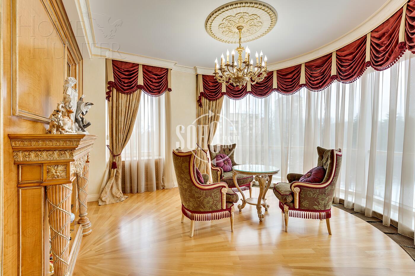 5-КОМН. КВАРТИРА С ОТДЕЛКОЙ 340 М² НА 3 ЭТАЖЕ