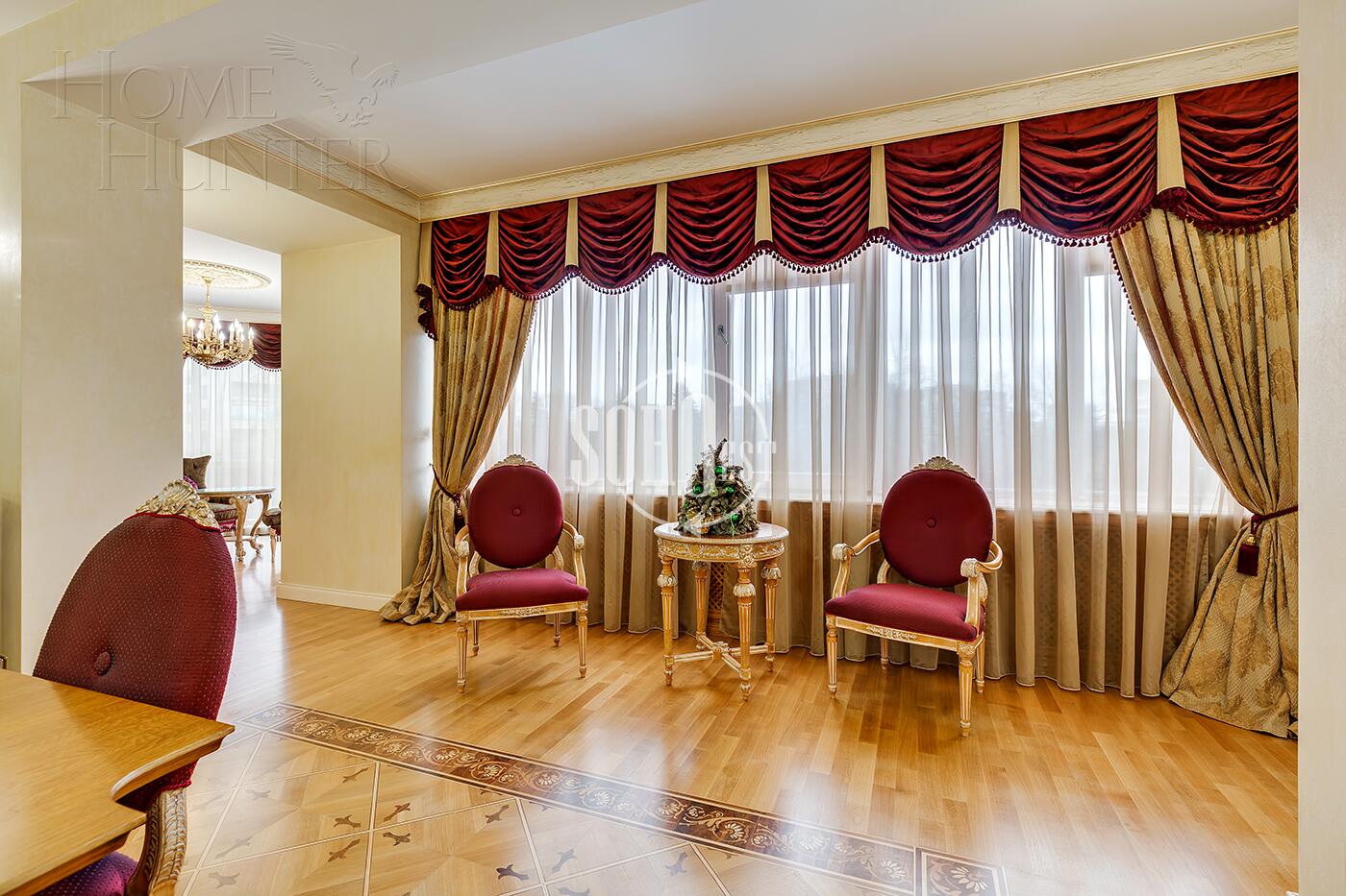 5-КОМН. КВАРТИРА С ОТДЕЛКОЙ 340 М² НА 3 ЭТАЖЕ