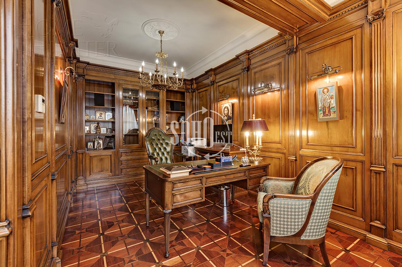 5-КОМН. КВАРТИРА С ОТДЕЛКОЙ 340 М² НА 3 ЭТАЖЕ