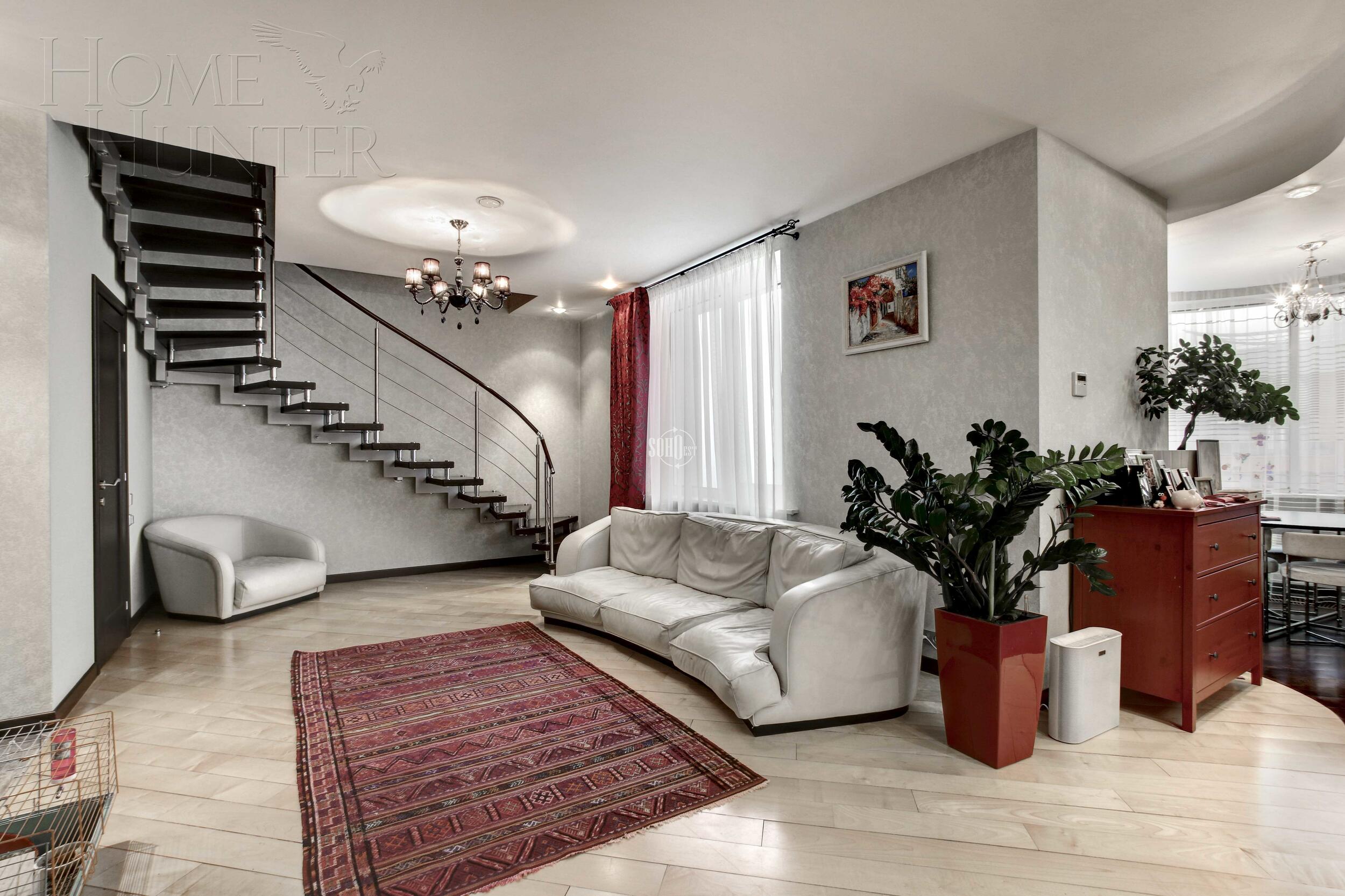 2-УРОВНЕВАЯ КВАРТИРА С ОТДЕЛКОЙ 176.4 М² НА 34 ЭТАЖЕ