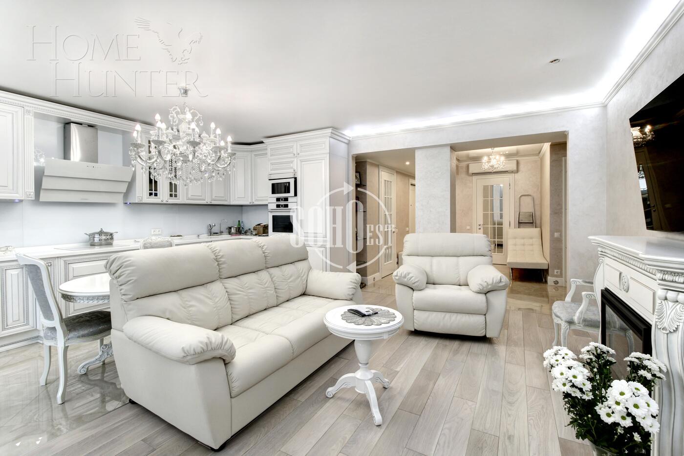 4-КОМН. КВАРТИРА С ОТДЕЛКОЙ 145.6 М² НА 15 ЭТАЖЕ