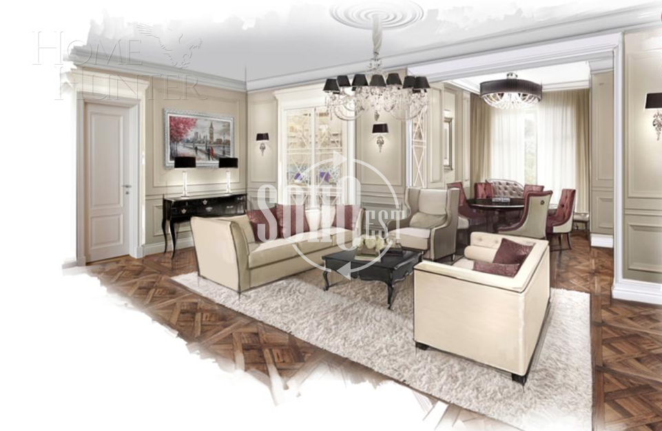 5-КОМН. КВАРТИРА С ОТДЕЛКОЙ 187 М² НА 20 ЭТАЖЕ