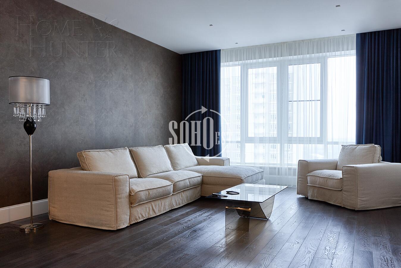 3-КОМН. КВАРТИРА С ОТДЕЛКОЙ 130 М² НА 14 ЭТАЖЕ