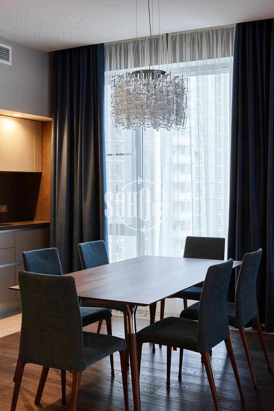 3-КОМН. КВАРТИРА С ОТДЕЛКОЙ 130 М² НА 14 ЭТАЖЕ