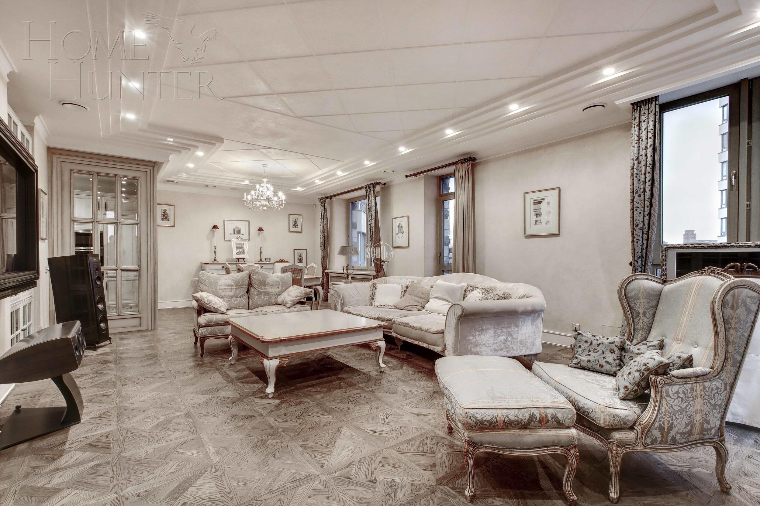 4-КОМН. КВАРТИРА С ОТДЕЛКОЙ 203.4 М² НА 10 ЭТАЖЕ