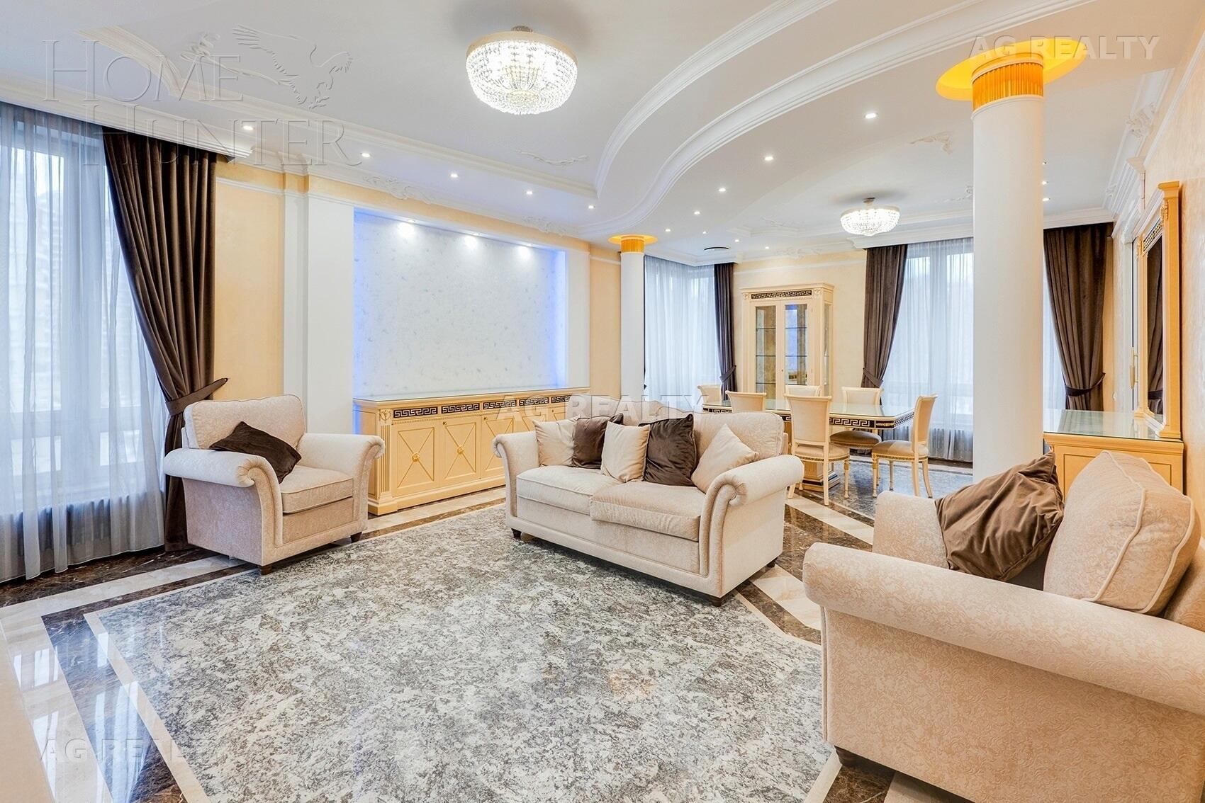 3-КОМН. КВАРТИРА С ОТДЕЛКОЙ 210 М² НА 1 ЭТАЖЕ