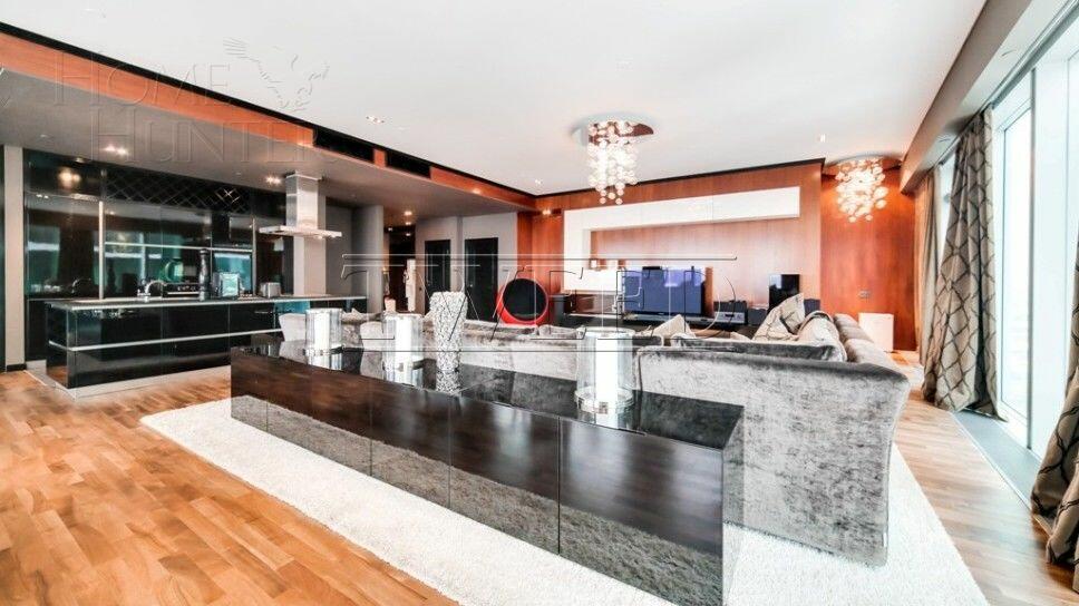 3-УРОВНЕВЫЕ АПАРТАМЕНТЫ С ОТДЕЛКОЙ 222 М² НА 41 ЭТАЖЕ