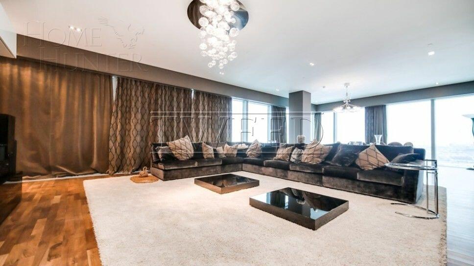 3-УРОВНЕВЫЕ АПАРТАМЕНТЫ С ОТДЕЛКОЙ 222 М² НА 41 ЭТАЖЕ