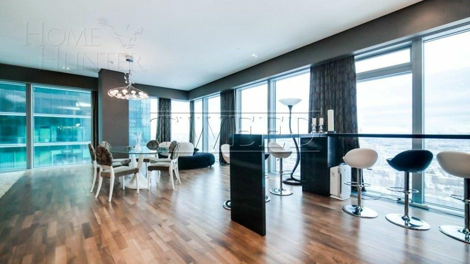 3-УРОВНЕВЫЕ АПАРТАМЕНТЫ С ОТДЕЛКОЙ 222 М² НА 41 ЭТАЖЕ