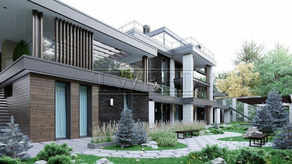 3-этажный коттедж 780 м² без отделки