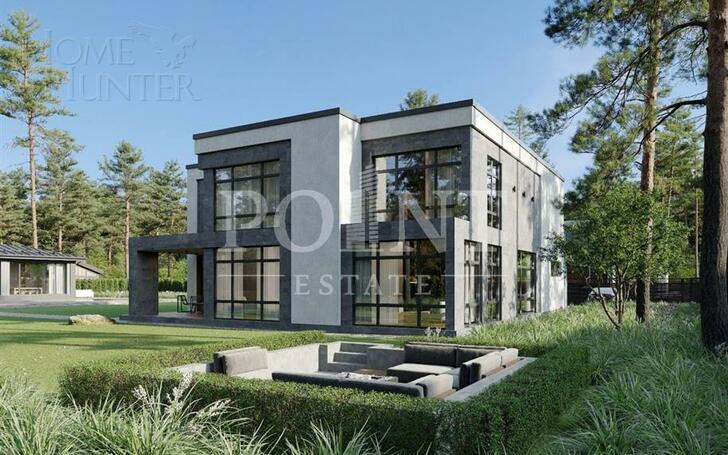 2-этажный коттедж 520 м² без отделки