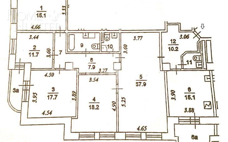 5-КОМН. КВАРТИРА С ОТДЕЛКОЙ 160 М² НА 8 ЭТАЖЕ