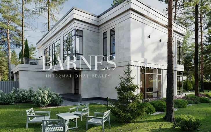 2-этажный коттедж 520 м² без отделки