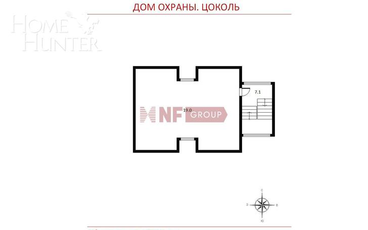 4-этажный коттедж 1 100 м² с отделкой