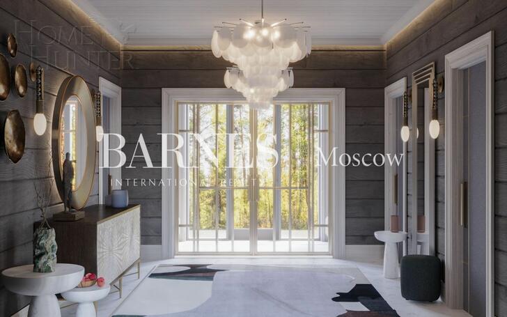 2-этажный коттедж 450 м² с отделкой