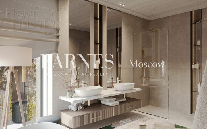 2-этажный коттедж 450 м² с отделкой