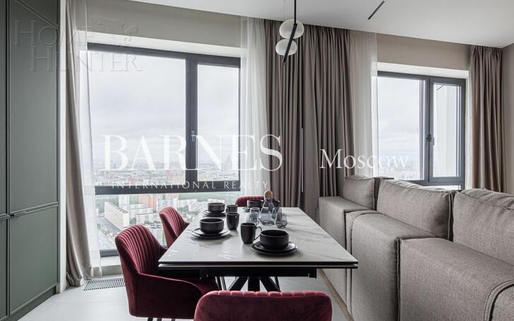 4-КОМН. КВАРТИРА С ОТДЕЛКОЙ 114.7 М² НА 56 ЭТАЖЕ