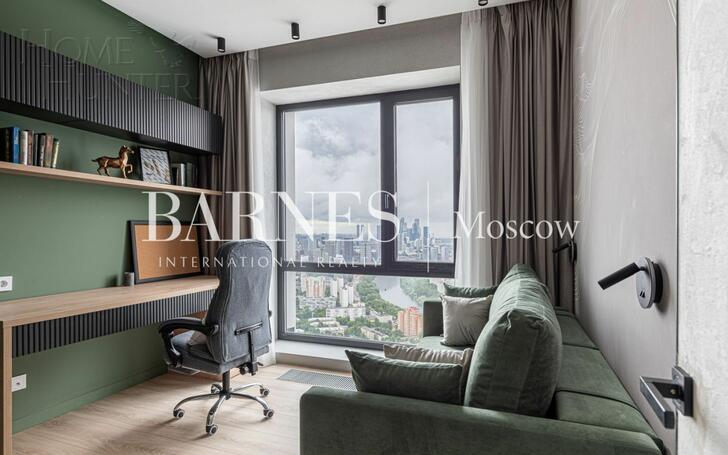 4-КОМН. КВАРТИРА С ОТДЕЛКОЙ 114.7 М² НА 56 ЭТАЖЕ