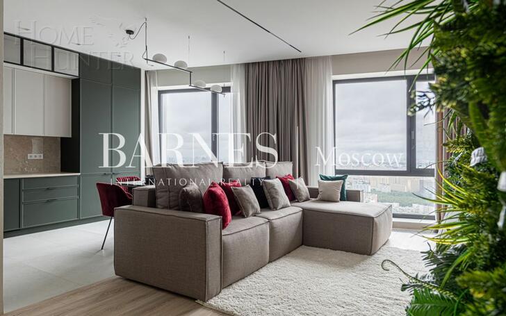 4-КОМН. КВАРТИРА С ОТДЕЛКОЙ 114.7 М² НА 56 ЭТАЖЕ