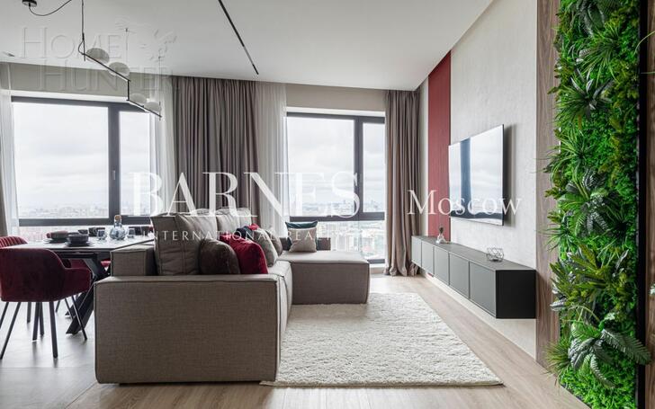 4-КОМН. КВАРТИРА С ОТДЕЛКОЙ 114.7 М² НА 56 ЭТАЖЕ