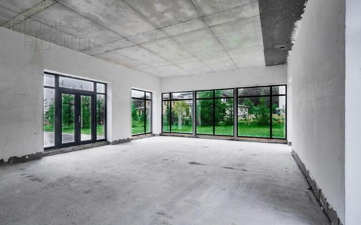 1-этажный коттедж 250 м² без отделки