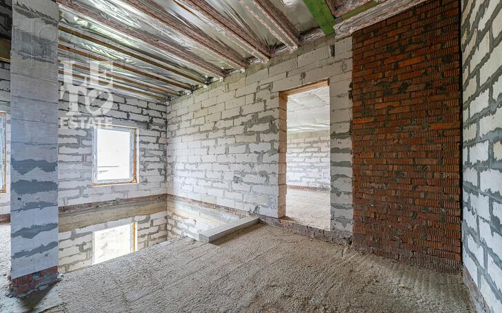 2-этажный коттедж 500 м² без отделки