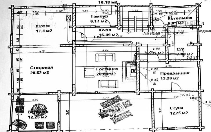 2-этажный коттедж 219 м² с отделкой