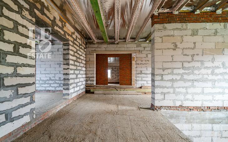 2-этажный коттедж 500 м² без отделки
