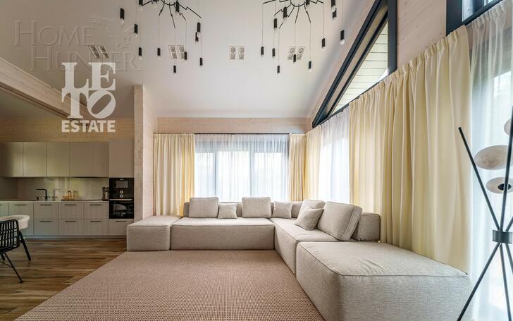 1-этажный коттедж 180 м² с отделкой