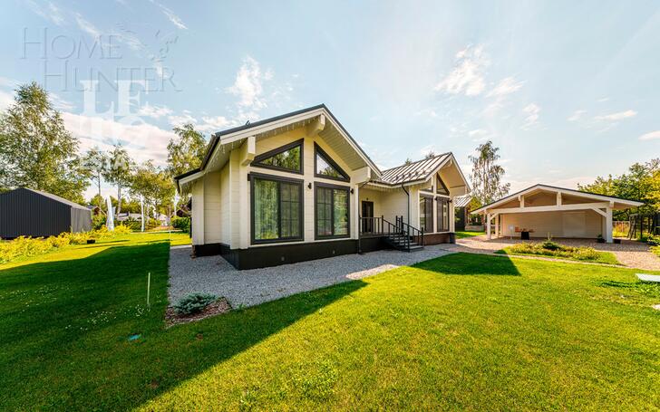 1-этажный коттедж 180 м² с отделкой