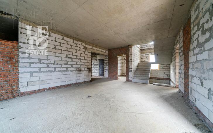 2-этажный коттедж 500 м² без отделки