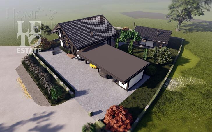 2-этажный коттедж 190 м² с отделкой
