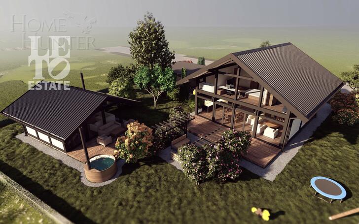 2-этажный коттедж 190 м² с отделкой