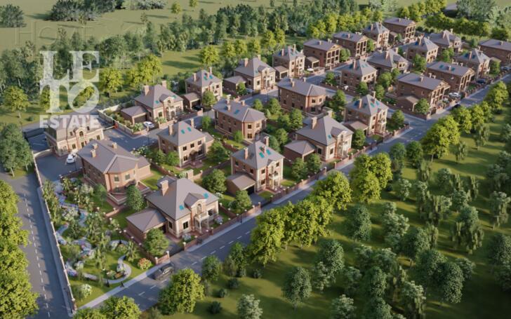 2-этажный коттедж 320 м² без отделки