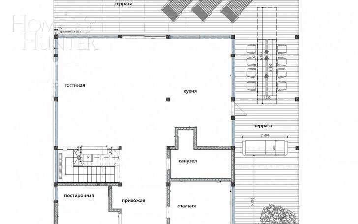 2-этажный коттедж 354 м² с отделкой