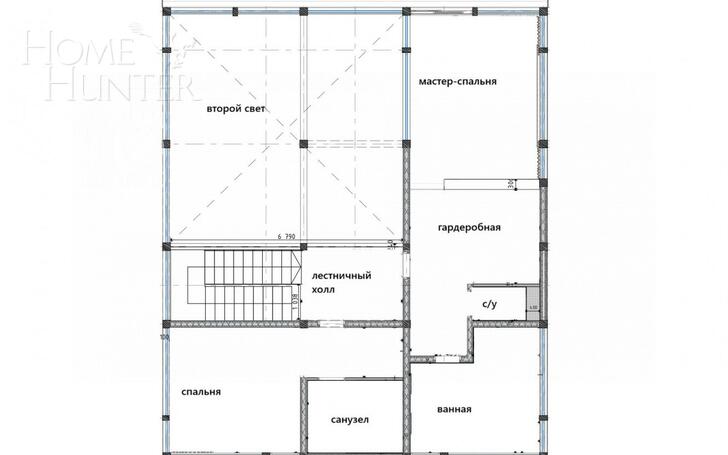 2-этажный коттедж 354 м² с отделкой