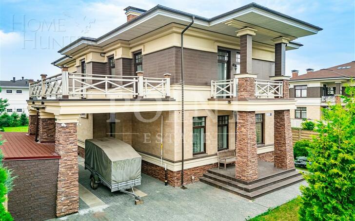 2-этажный коттедж 450 м² с отделкой