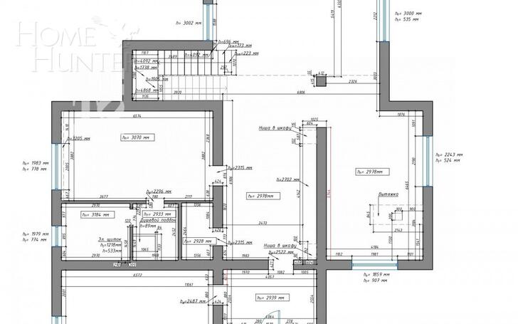 2-этажный коттедж 364 м² с отделкой