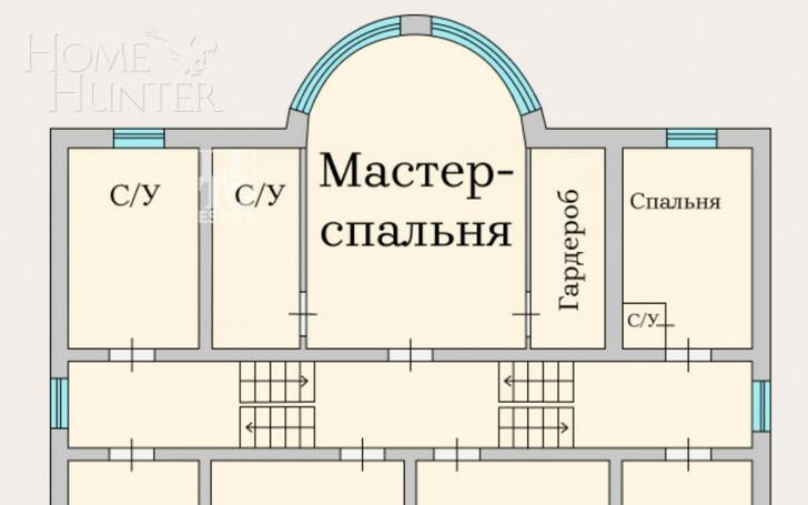 3-этажный коттедж 673.2 м² с отделкой