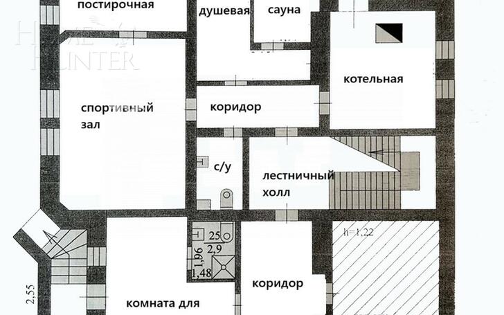 2-этажный коттедж 368.5 м² с отделкой