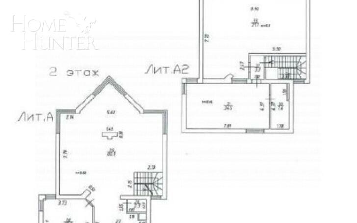 2-этажный коттедж 507.12 м² с отделкой