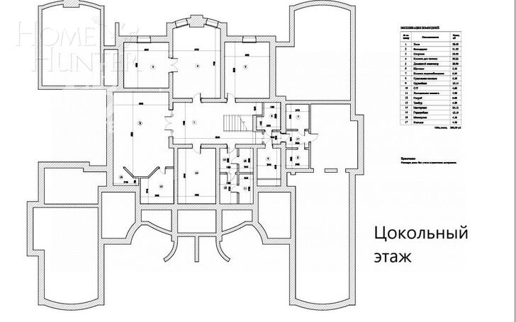 2-этажный коттедж 1 500 м² с отделкой